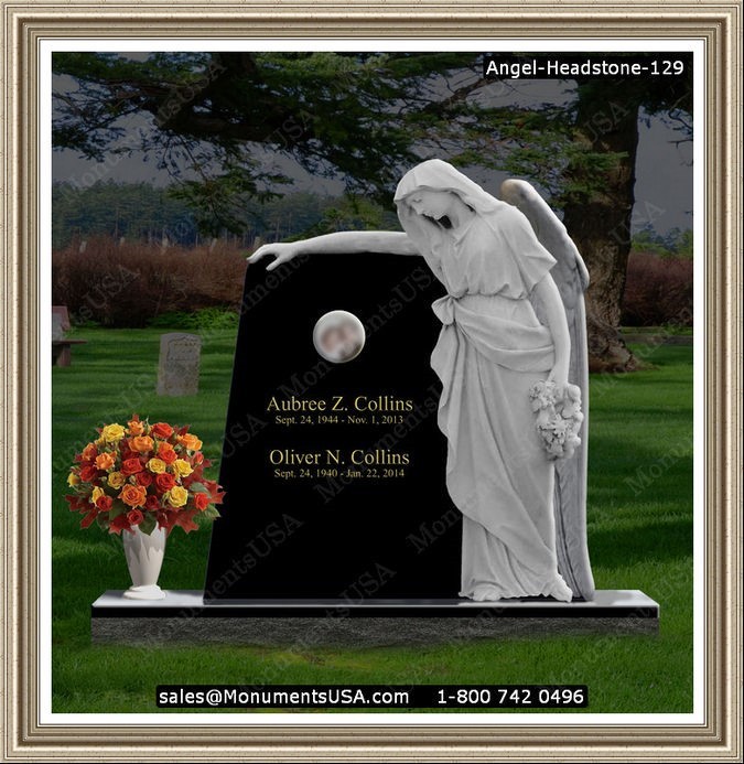 Prairie-Flower-Headstone