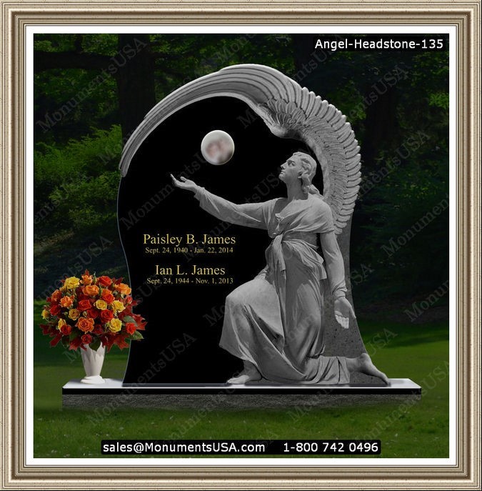 Black-Monument-Headstone