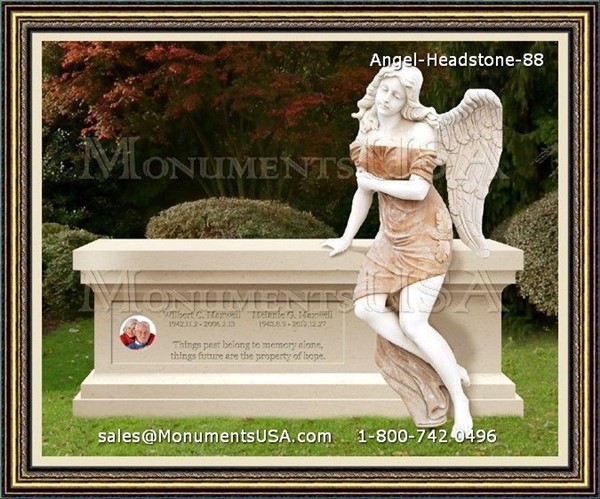 Memorial-Headstones-With-Bench