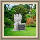    Funeral Monuments Weeping Angel Figure 