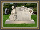    Headstones Monuments Weeping Angel Figure 