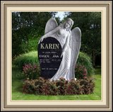    Grave Monuments Weeping Angel Figure 