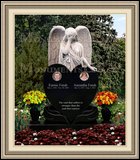    Grave Markers Headstones Weeping Angel Figure 