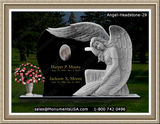   Headstones And Monuments Weeping Angel Figure 