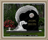    Head Stones For Graves Weeping Angel Figure 