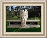    Head Stone Weeping Angel Figure 