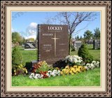    Lamb Book Of Life Cemetary Head Stones 