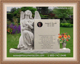    Lamb Book Of Life Grave Headstone 