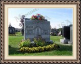    Lamb Book Of Life Headstone Granite 