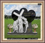   Christian Cross Icon Headstones Markers 