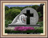   Christian Cross Icon Memorial  Stones 