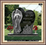   Christian Cross Icon Memorial Granite 