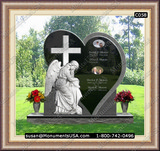   Christian Cross Icon Granite Sculpture 