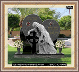   Christian Cross Icon Grave Headstone Design 