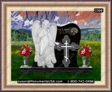   Christian Cross Icon Grave Marker 