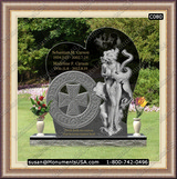   Christian Cross Icon Grave Memorial Stones 