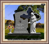   Christian Cross Icon Grave Stone 