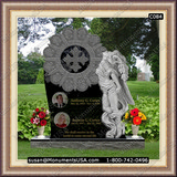   Black Gothic Cross Tombstones Online 