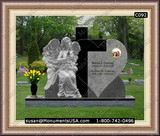   Christian Cross Icon Gravestone 