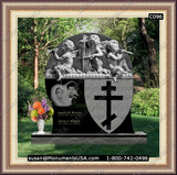   Christian Cross Icon Gravestone Examples 