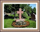   Christian Cross Icon Headstone 