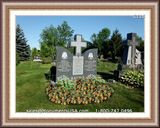   Christian Cross Icon Headstone Memorials 