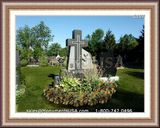   Christian Cross Icon Headstone Monument 