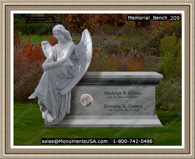 Memorial_Bench_209 Memorial Benches Headstone Gravestone