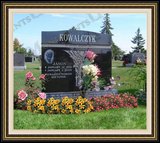    Flower Graphic Design Stone Headstones 