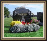    Flower Logo Design Cemetery Gravestones 