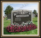    Flower Logo Design Cemetery Memorials 