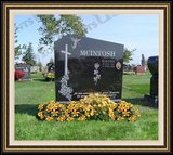    Flower Logo Design Cemetery Tombstone 