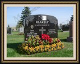    Flower Graphic Design Tombstone Designs 