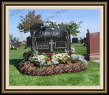    Flower Graphic Design Tombstone Grave 