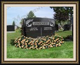    Flower Graphic Design Tombstones And Monuments 