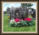    Flower Logo Design A Gravestone 