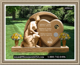    Shape Of A Heart Headstones 