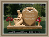    Shape Of A Heart Funeral Monument 