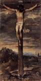   Cross Jesus Depiction On Burial Monument 
