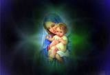   Baby Jesus Delineation On Online Headstone 
