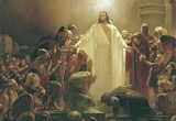   Jesus Christ Is Risen Today Draft On Stone Children 