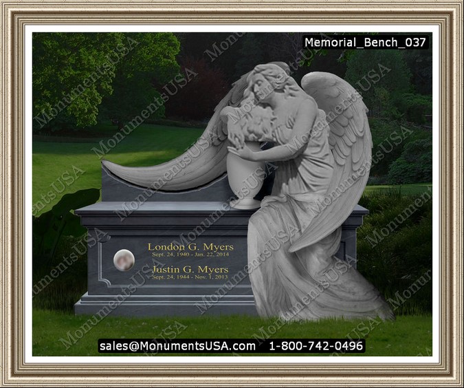 Granite-Personalized-Memorial-Bench