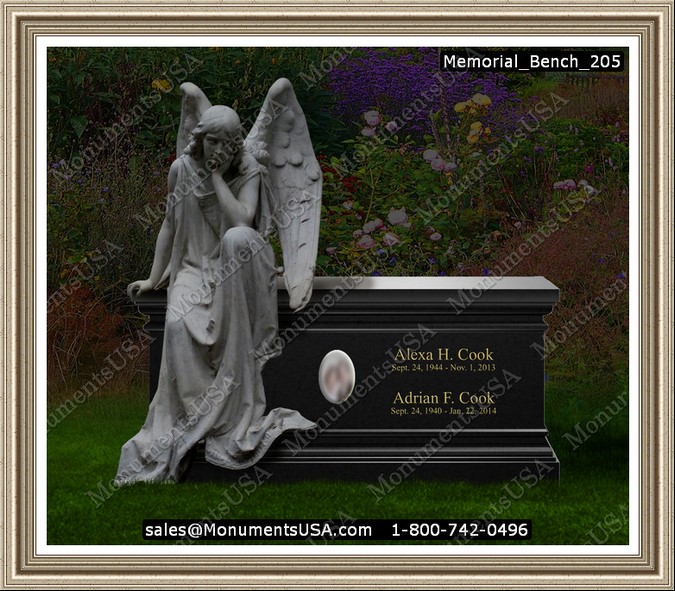 Memorial_Bench_205 | Memorial Benches | Headstone | Gravestone ...